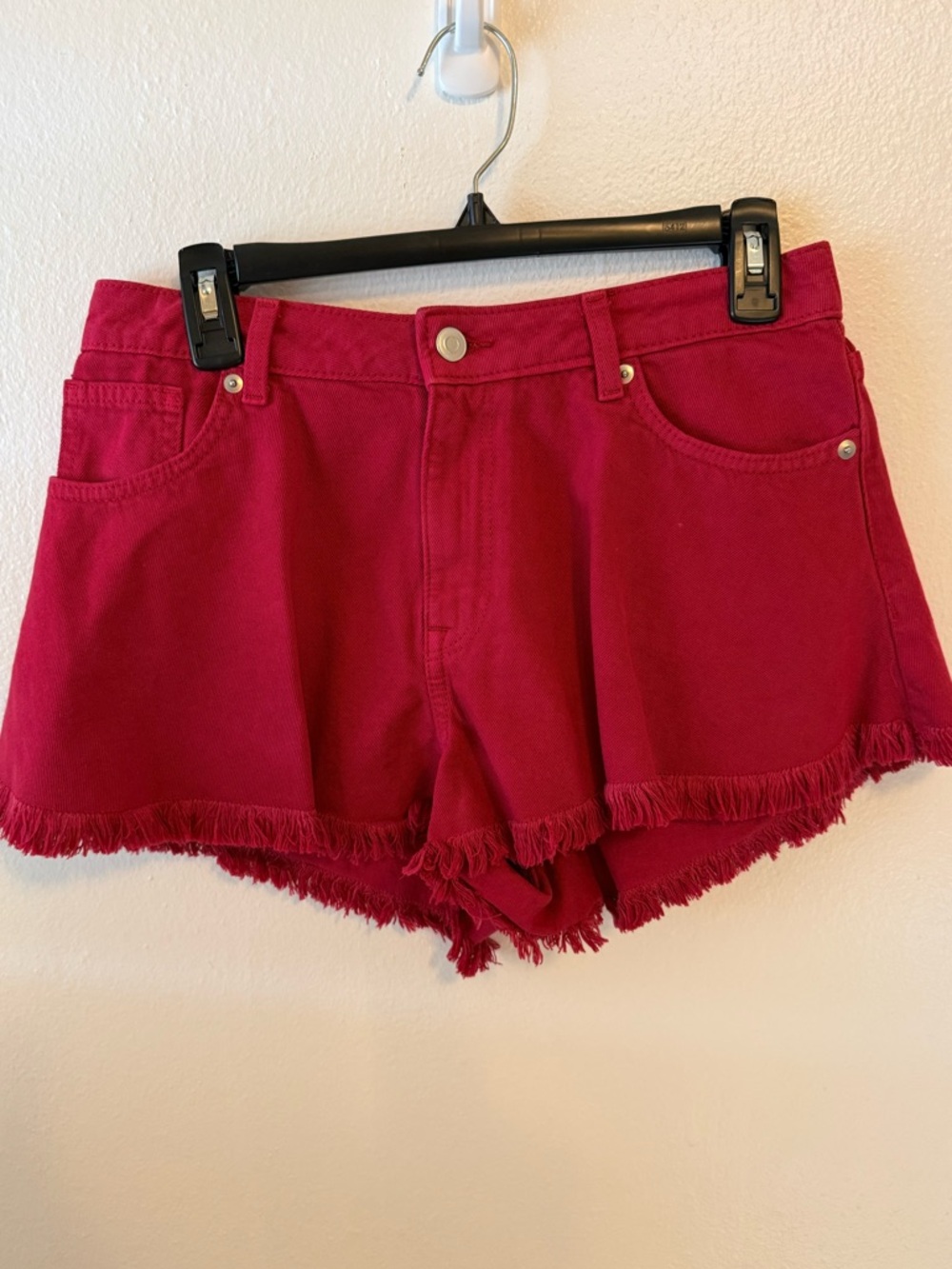 H&M Divided FRAYED HEM DENIM SHORTS
